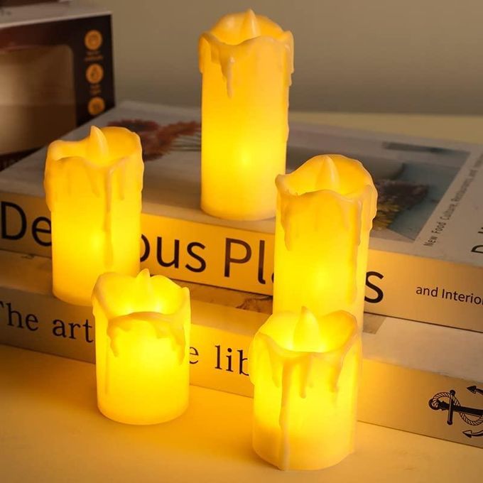 Bougies LED Décoratives Pack de 5